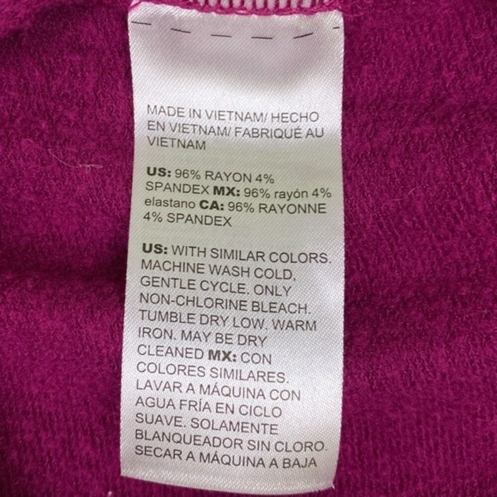 Chico’s Zenergy Side-Zip Magenta Tunic - Picture 5 of 11